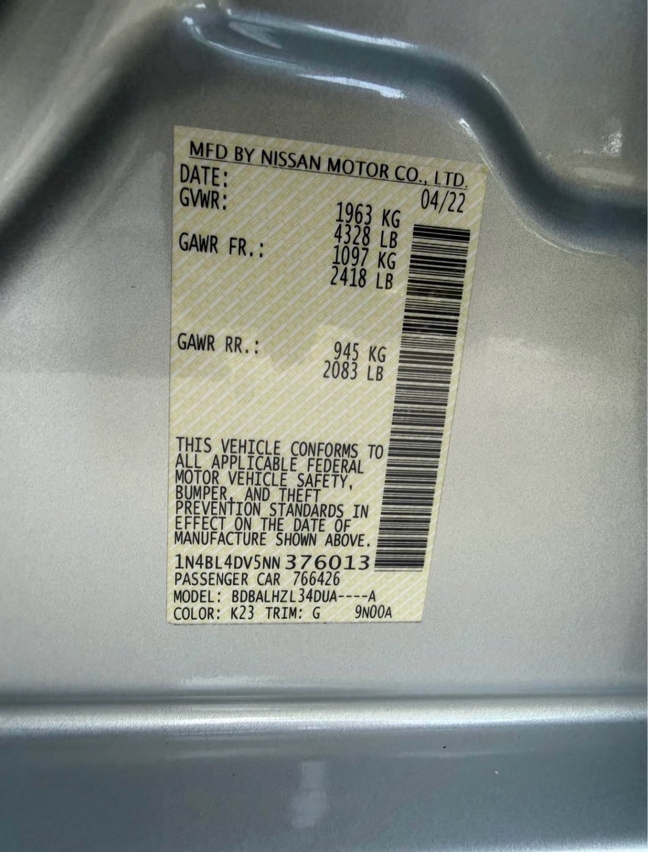 
2022 Nissan Altima SV For Sale Ohio – Trusted Auto Finds full									